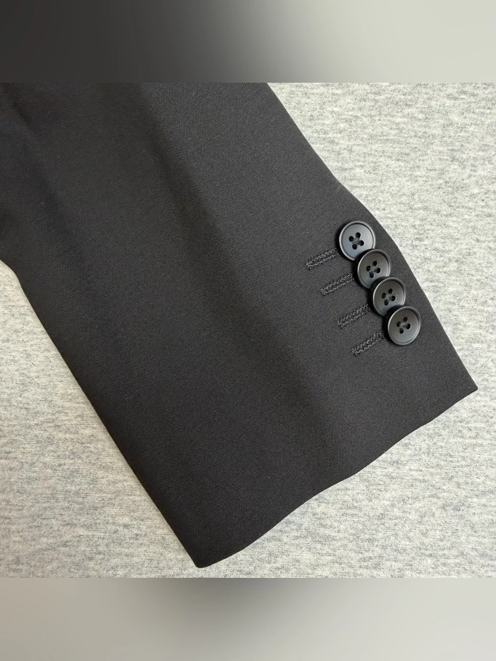 Theory Men Black Chambers Slim-Fit Tuxedo Blazer Suit Jacket Sport Coat Size 40S